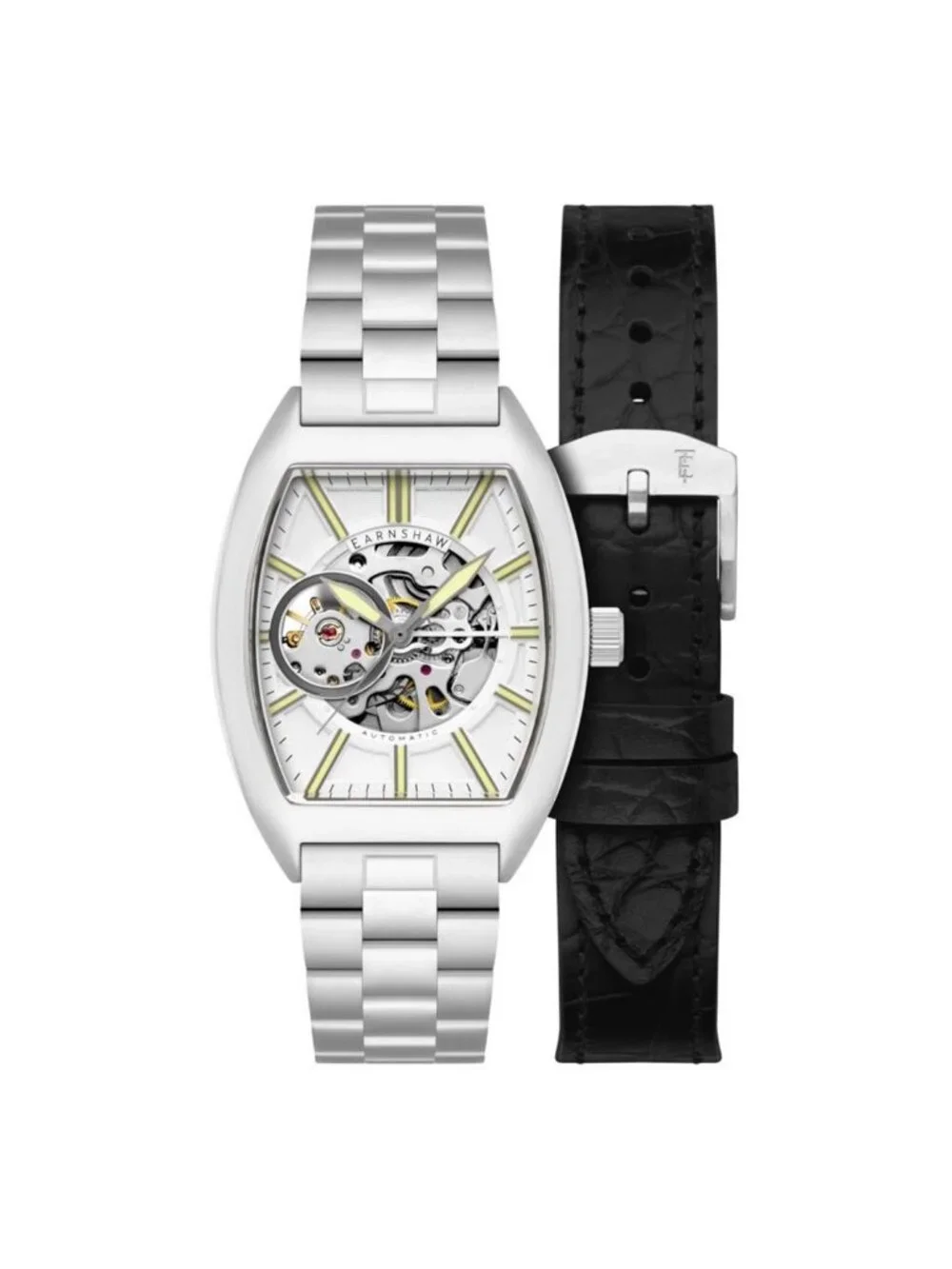 NWT Thomas Earnshaw Beauchamp Automatic Silver Dial Men's Watch